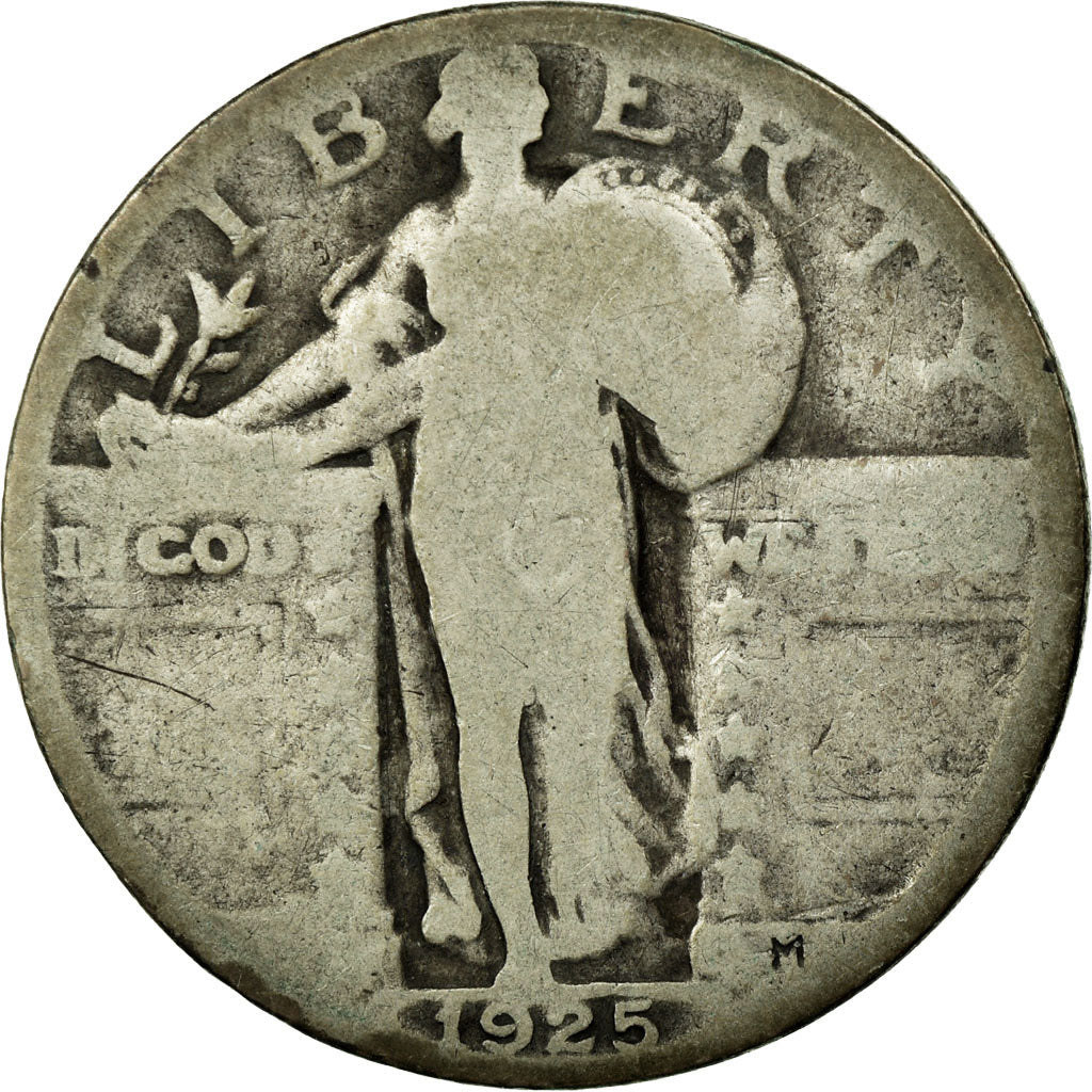Coin, United States, Standing Liberty Quarter, Quarter, 1925, U.S. Mint