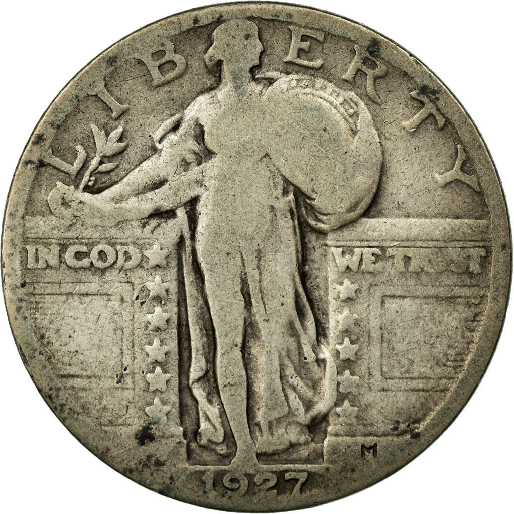 Coin, United States, Standing Liberty Quarter, Quarter, 1927, U.S. Mint