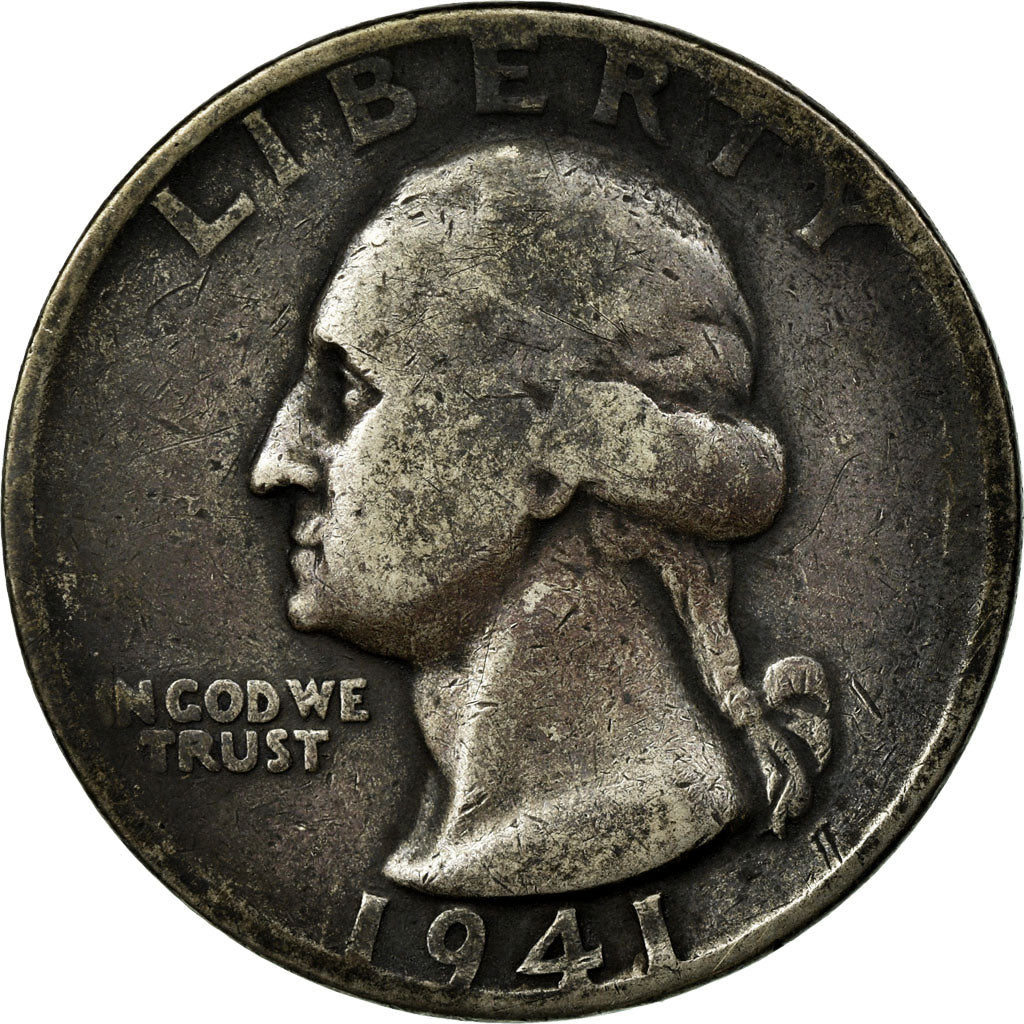 Munten, Verenigde Staten, Washington Quarter, Quarter, 1941, U.S. Mint