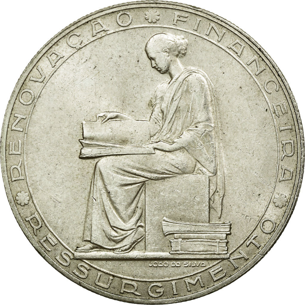 Coin, Portugal, 20 Escudos, 1953, AU(55-58), Silver, KM:585