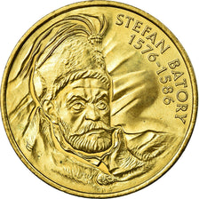 Coin, Poland, 2 Zlote, 1997, EF(40-45), Brass, KM:325