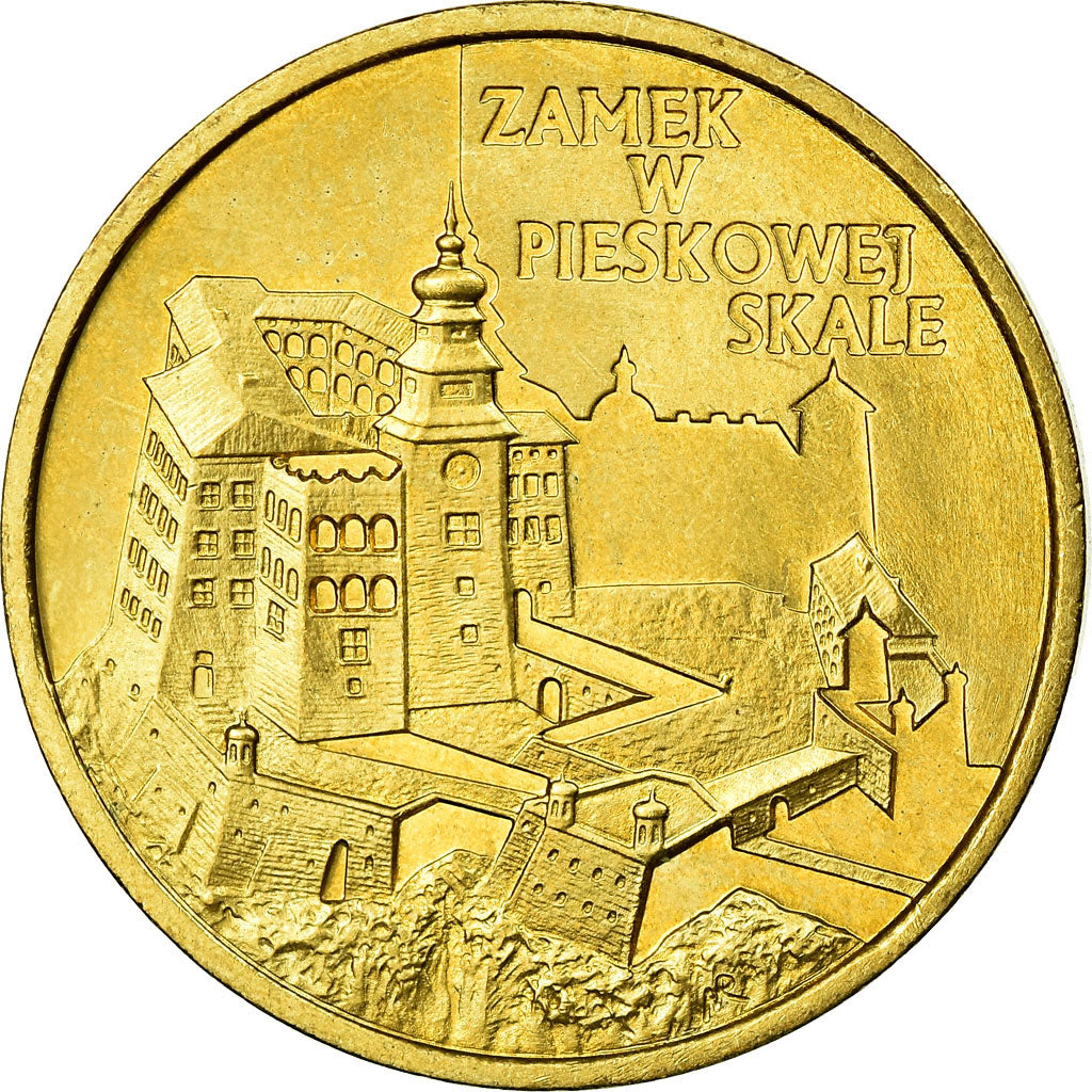 Coin, Poland, 2 Zlote, 1997, EF(40-45), Brass, KM:331