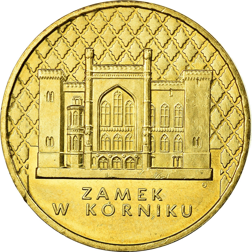 Coin, Poland, 2 Zlote, 1998, EF(40-45), Brass, KM:347