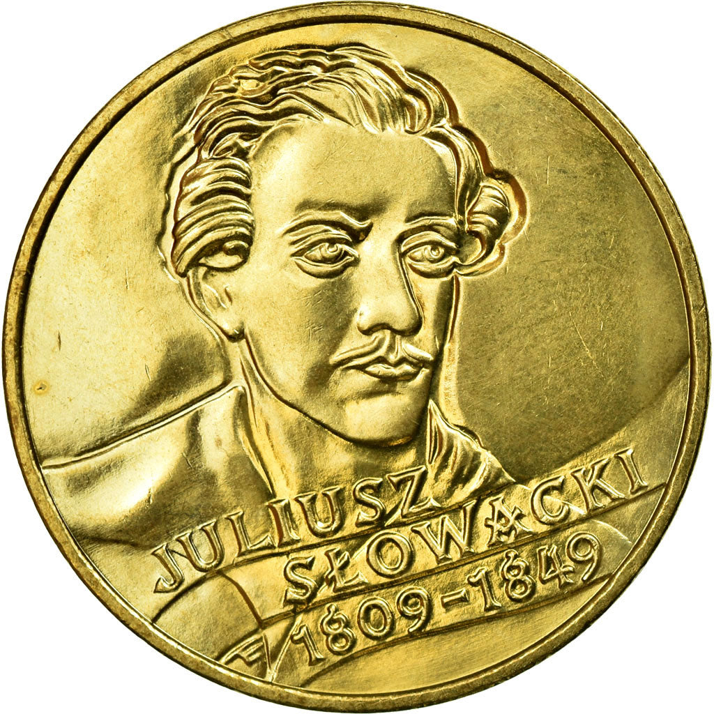 Coin, Poland, 2 Zlote, 1999, EF(40-45), Brass, KM:356