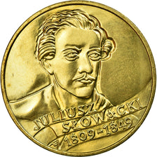Coin, Poland, 2 Zlote, 1999, EF(40-45), Brass, KM:356