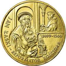 Coin, Poland, 2 Zlote, 1999, EF(40-45), Brass, KM:363