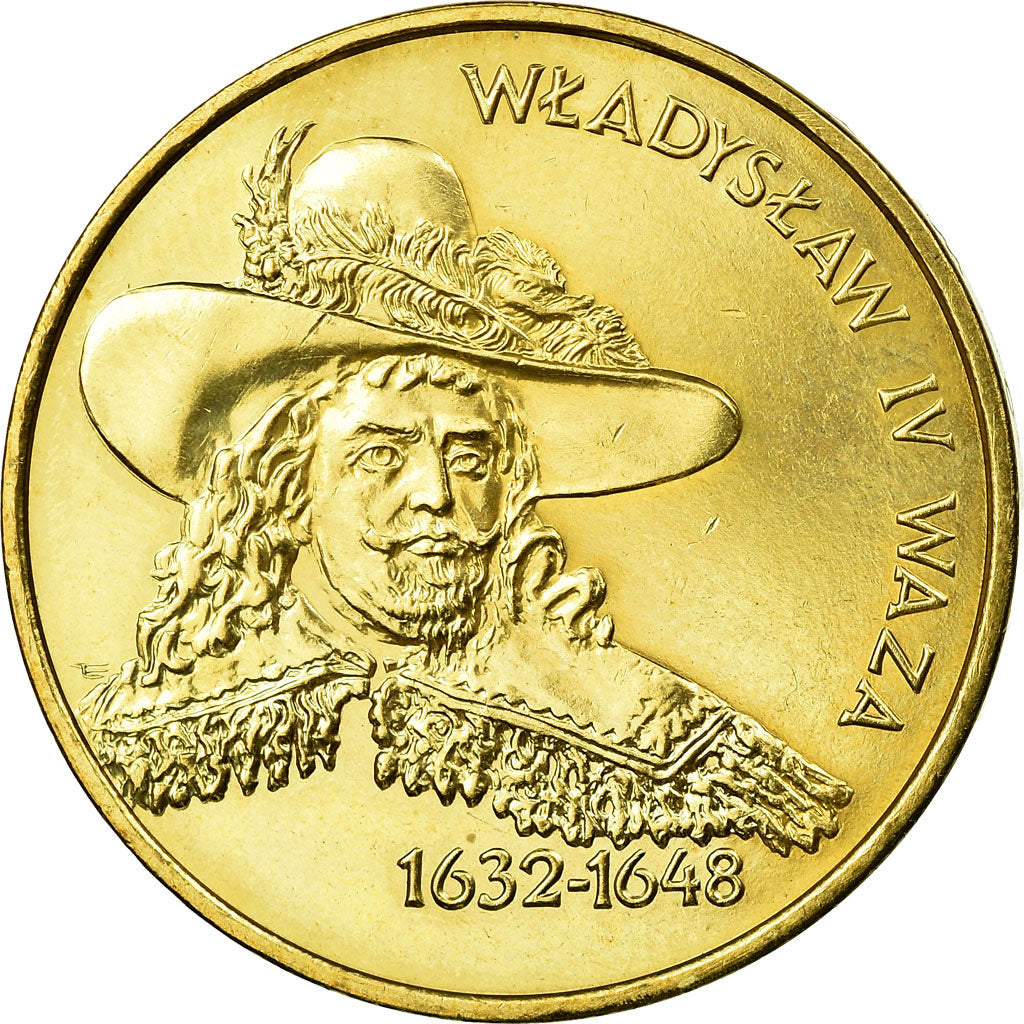 Coin, Poland, 2 Zlote, 1999, EF(40-45), Brass, KM:368