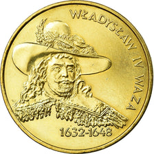 Coin, Poland, 2 Zlote, 1999, EF(40-45), Brass, KM:368