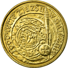Coin, Poland, 2 Zlote, 2000, Warsaw, EF(40-45), Brass, KM:377