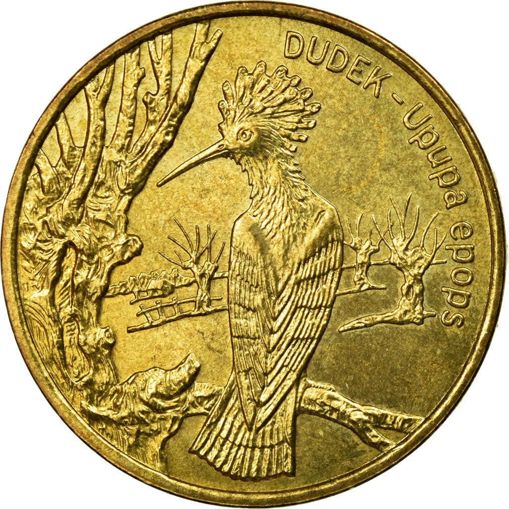 Coin, Poland, 2 Zlote, 2000, Warsaw, EF(40-45), Brass, KM:388