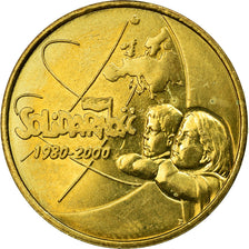Moneda, Polonia, 2 Zlote, 2000, Warsaw, MBC, Latón, KM:394