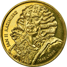 Coin, Poland, 2 Zlote, 2000, Warsaw, EF(40-45), Brass, KM:398