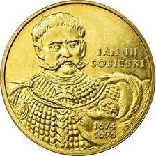 Coin, Poland, 2 Zlote, 2001, Warsaw, EF(40-45), Brass, KM:423