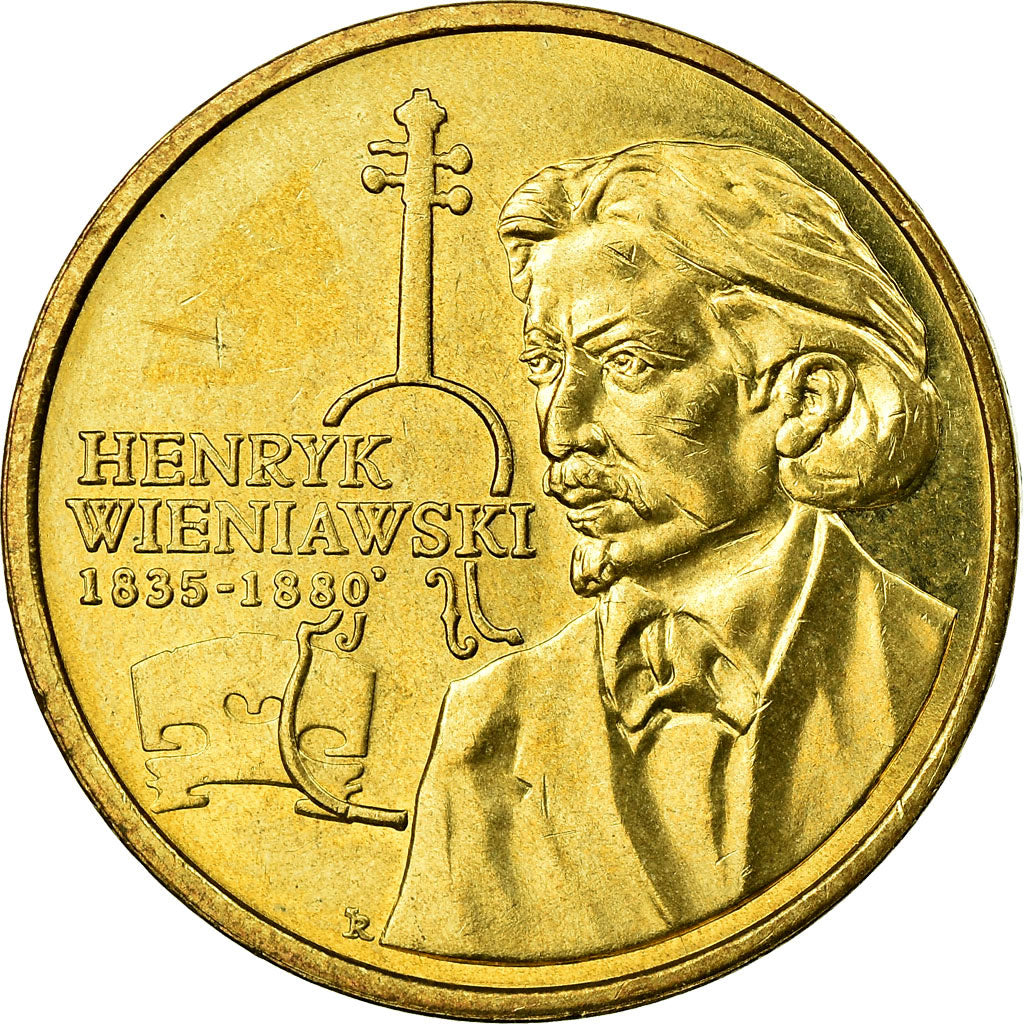 Münze, Polen, 2 Zlote, 2001, Warsaw, SS, Messing, KM:426