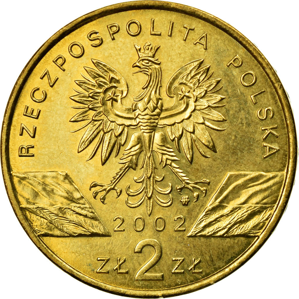 Monnaie, Pologne, 2 Zlote, 2002, Warsaw, TTB, Laiton, KM:427