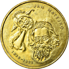 Coin, Poland, 2 Zlote, 2002, Warsaw, EF(40-45), Brass, KM:444