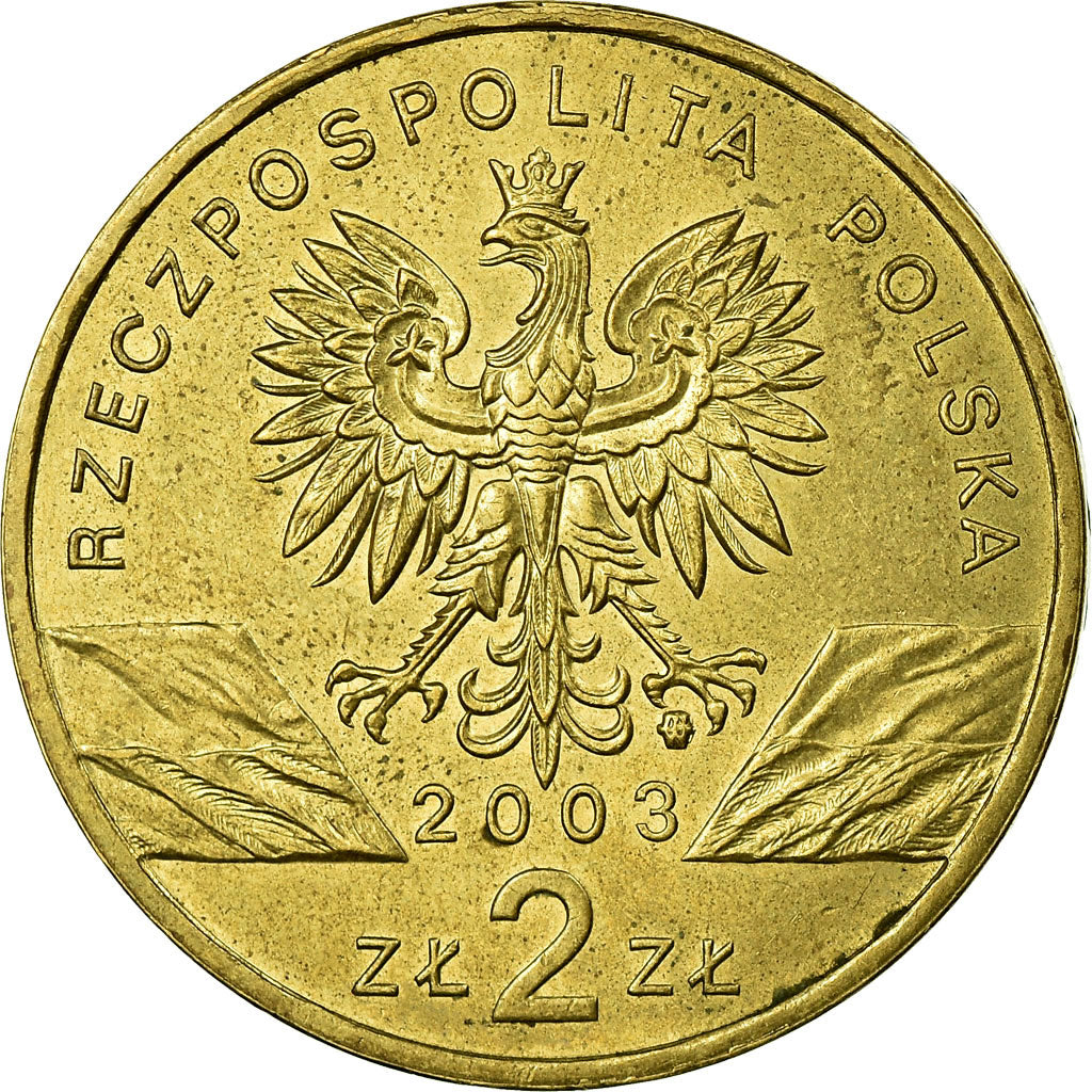 Moneta, Polonia, 2 Zlote, 2003, Warsaw, BB, Ottone, KM:445