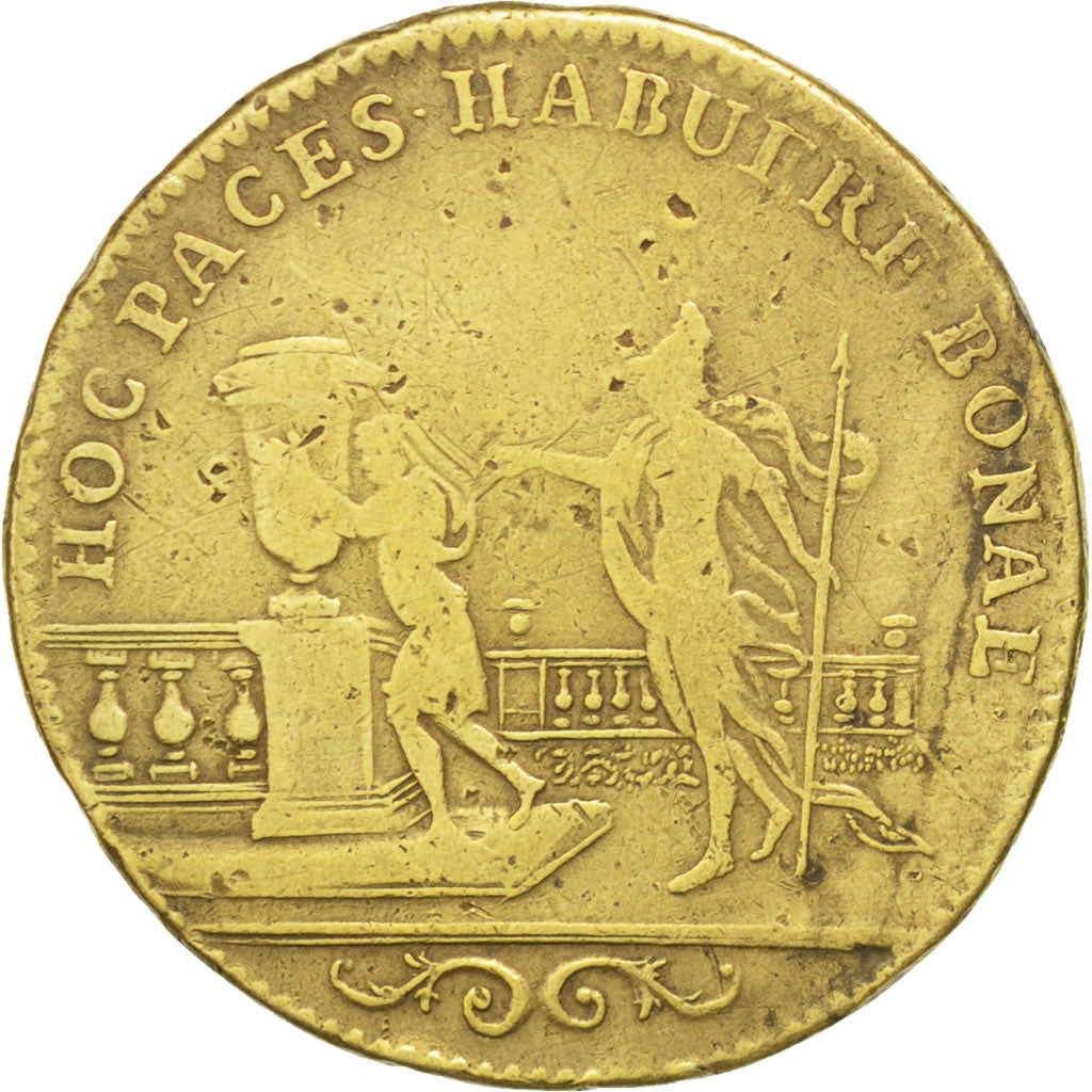 France, Royal, Token, VF(30-35), Brass, 28, Feuardent #12779, 5.50