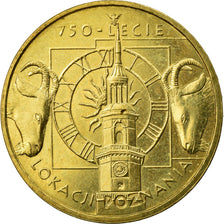 Coin, Poland, 2 Zlote, 2003, Warsaw, EF(40-45), Brass, KM:447