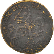 France, Royal, Token, EF(40-45), Brass, 27, Feuardent #11898, 3.20
