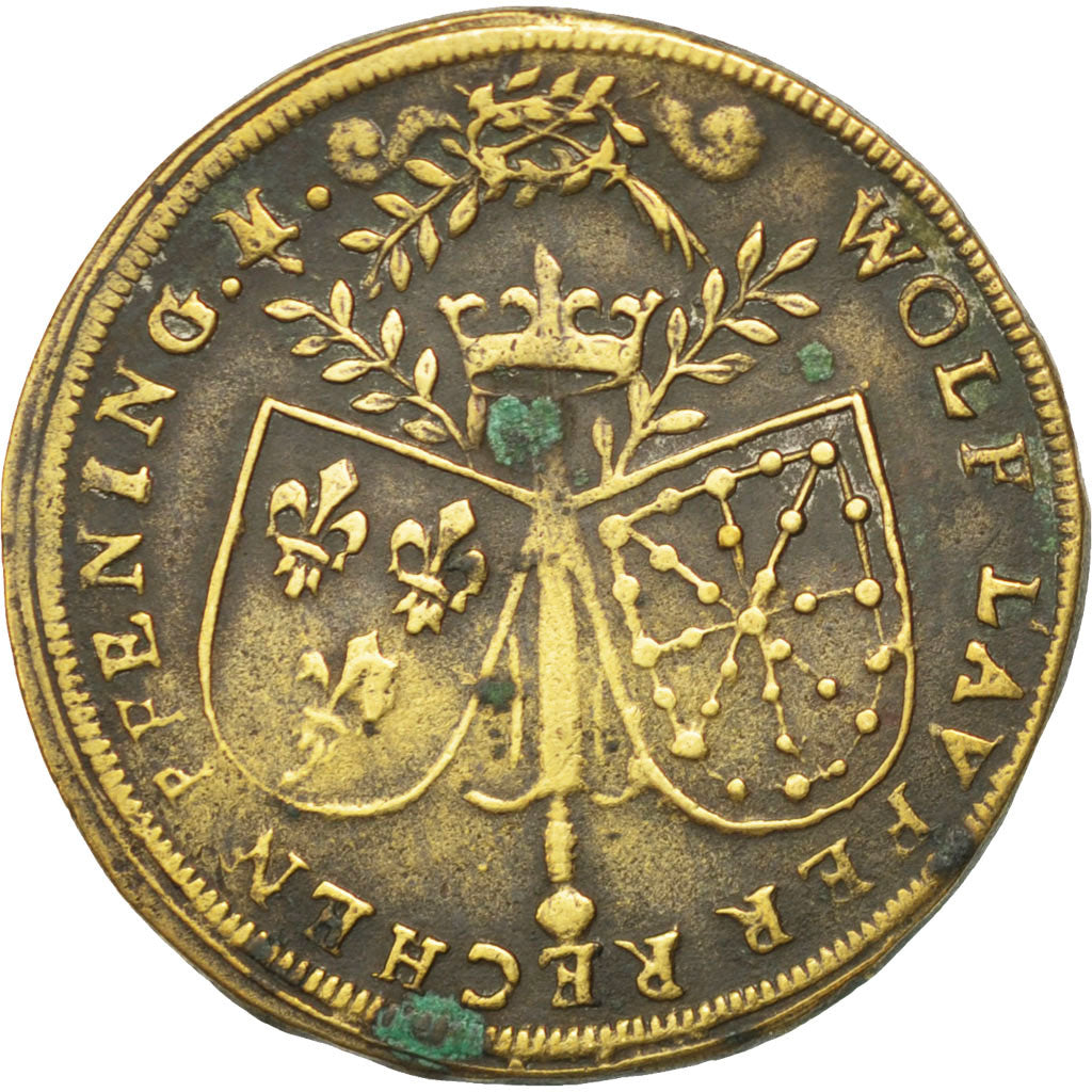 France, Royal, Token, EF(40-45), Brass, 28, 3.60