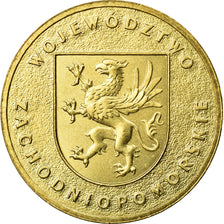 Coin, Poland, 2 Zlote, 2005, EF(40-45), Brass, KM:563