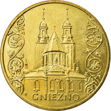 Coin, Poland, 2 Zlote, 2004, EF(40-45), Brass, KM:564