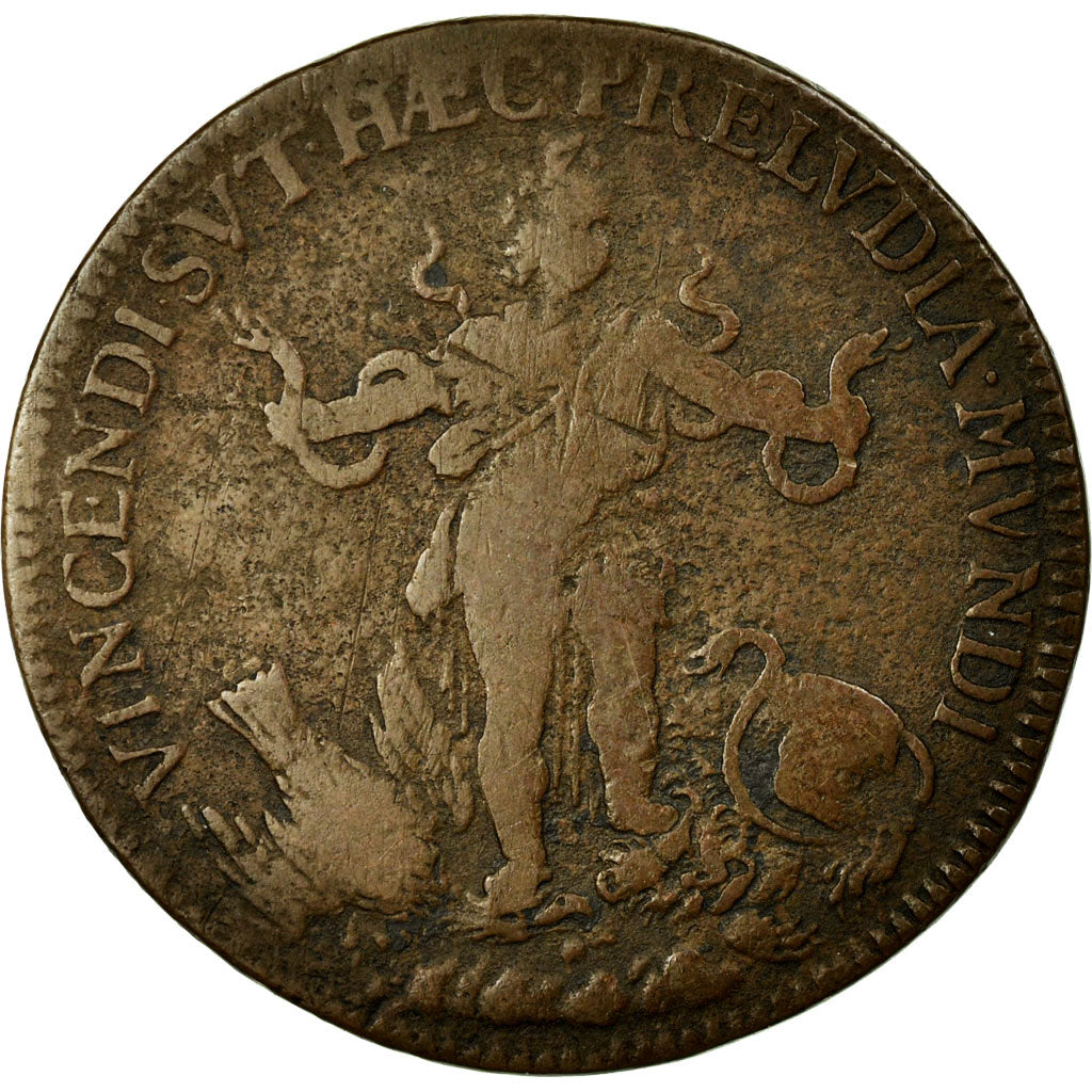 France, Token, Royal, VF(20-25), Copper, Feuardent:12468