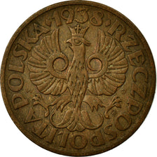 Coin, Poland, 2 Grosze, 1938, Warsaw, EF(40-45), Bronze, KM:9a