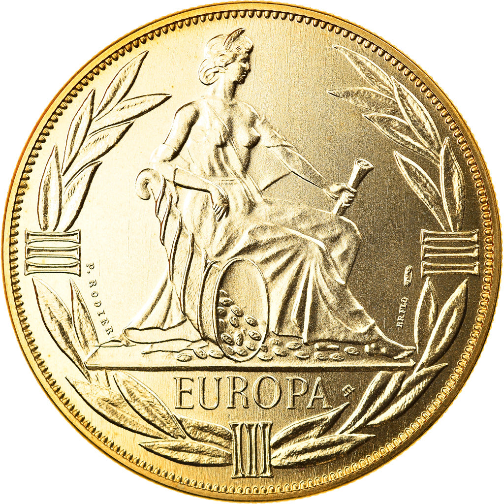 France, Medal, Ecu Europa, Europe Assise, Politics, Society, War, 1981, Rodier