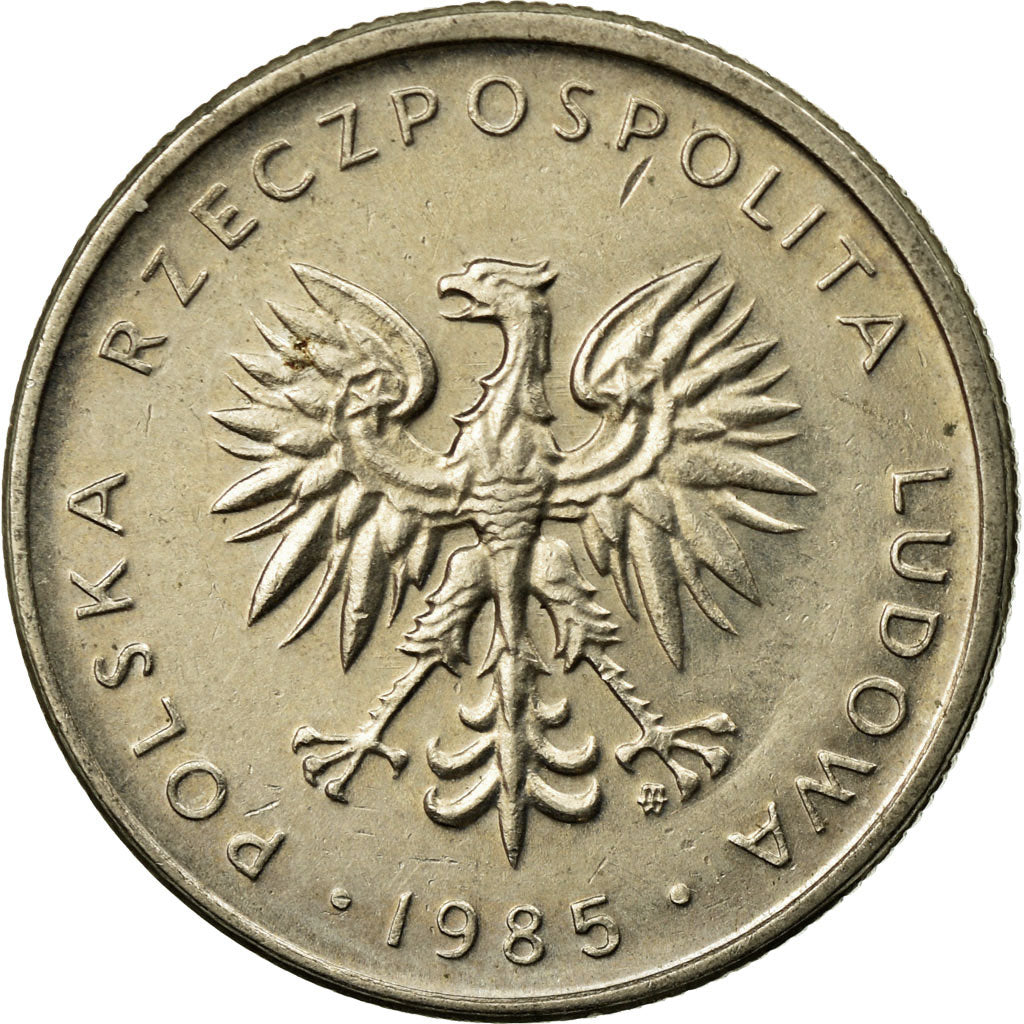 Coin, Poland, 10 Zlotych, 1985, Warsaw, EF(40-45), Copper-nickel, KM:152.1