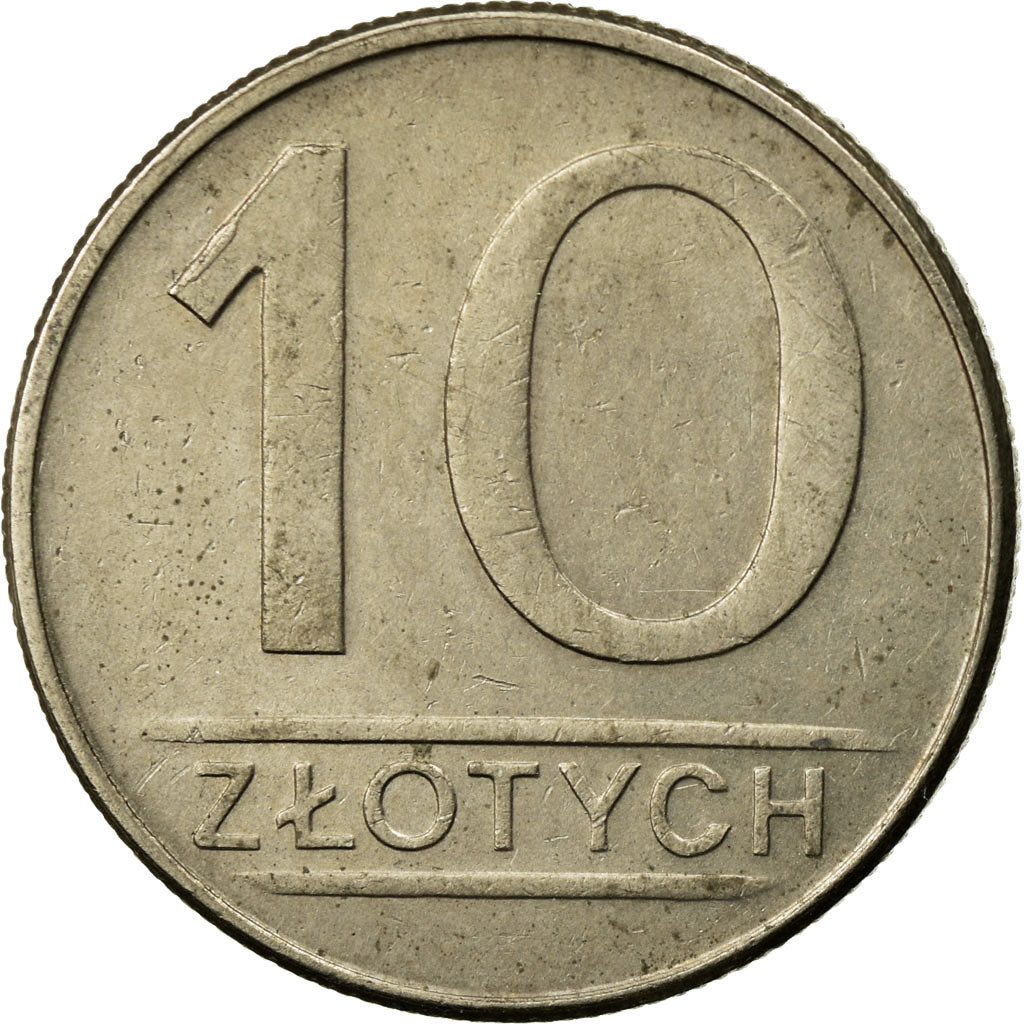 Coin, Poland, 10 Zlotych, 1985, Warsaw, EF(40-45), Copper-nickel, KM:152.1