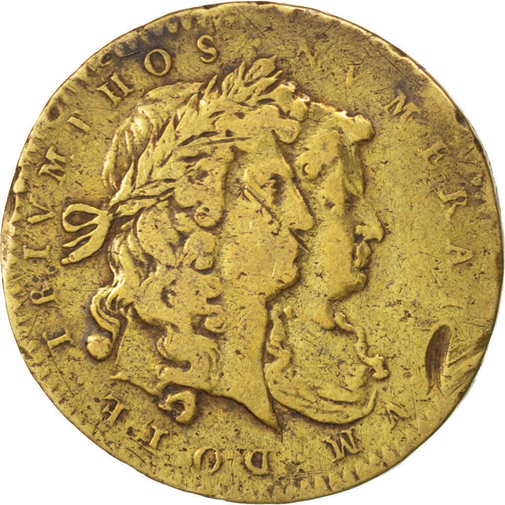 France, Royal, Token, VF(20-25), Brass, 25, Feuardent #13073, 5.00