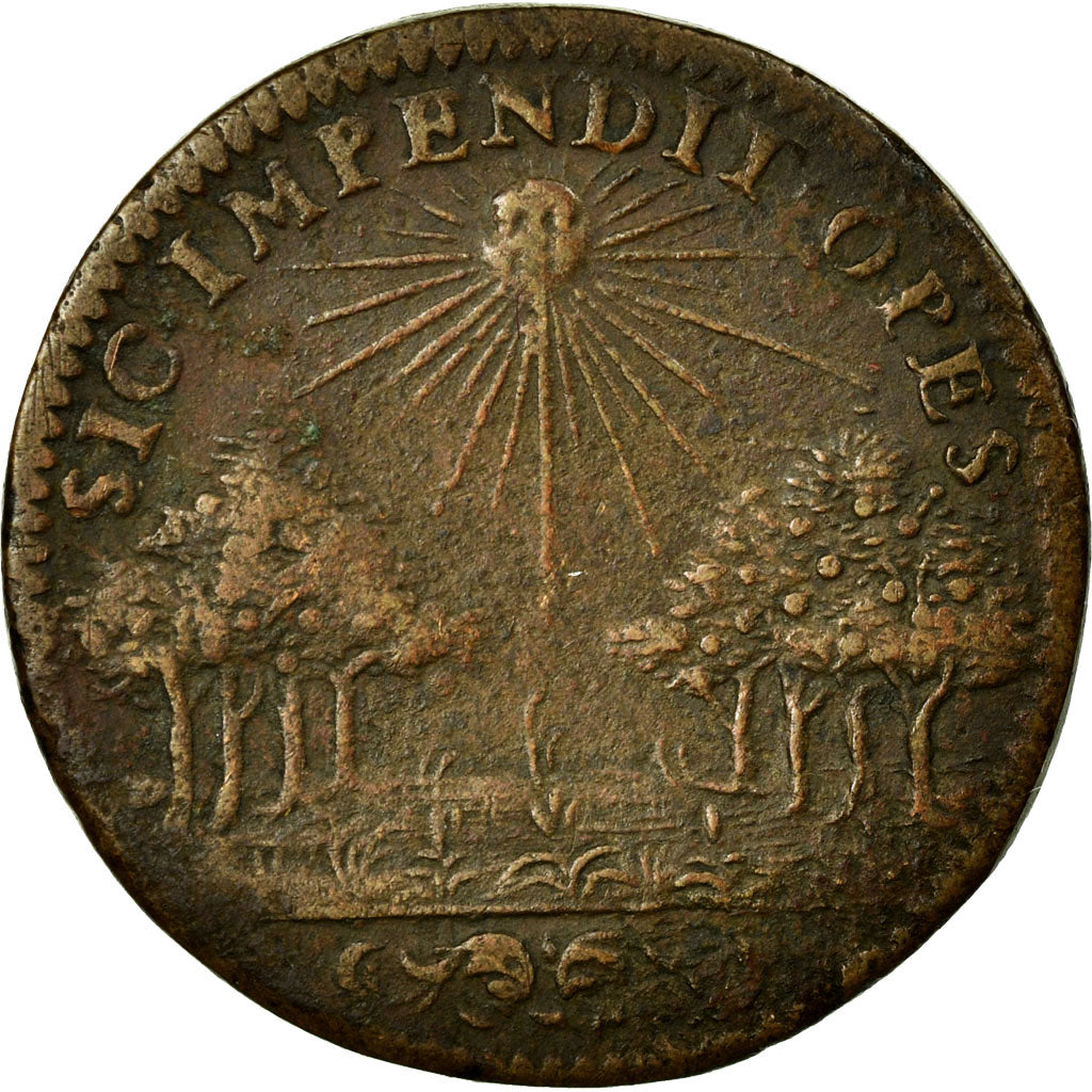 France, Token, Royal, VF(20-25), Copper, Feuardent:13073
