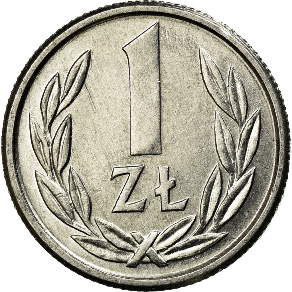 Moneda, Polonia, Zloty, 1989, Warsaw, EBC, Aluminio, KM:49.3