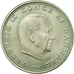 Coin, Denmark, Frederik IX, 10 Kroner, 1968, Copenhagen, AU(55-58), Silver