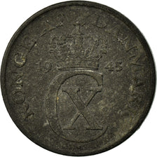 Coin, Denmark, Christian X, Ore, 1945, Copenhagen, VF(20-25), Zinc, KM:832