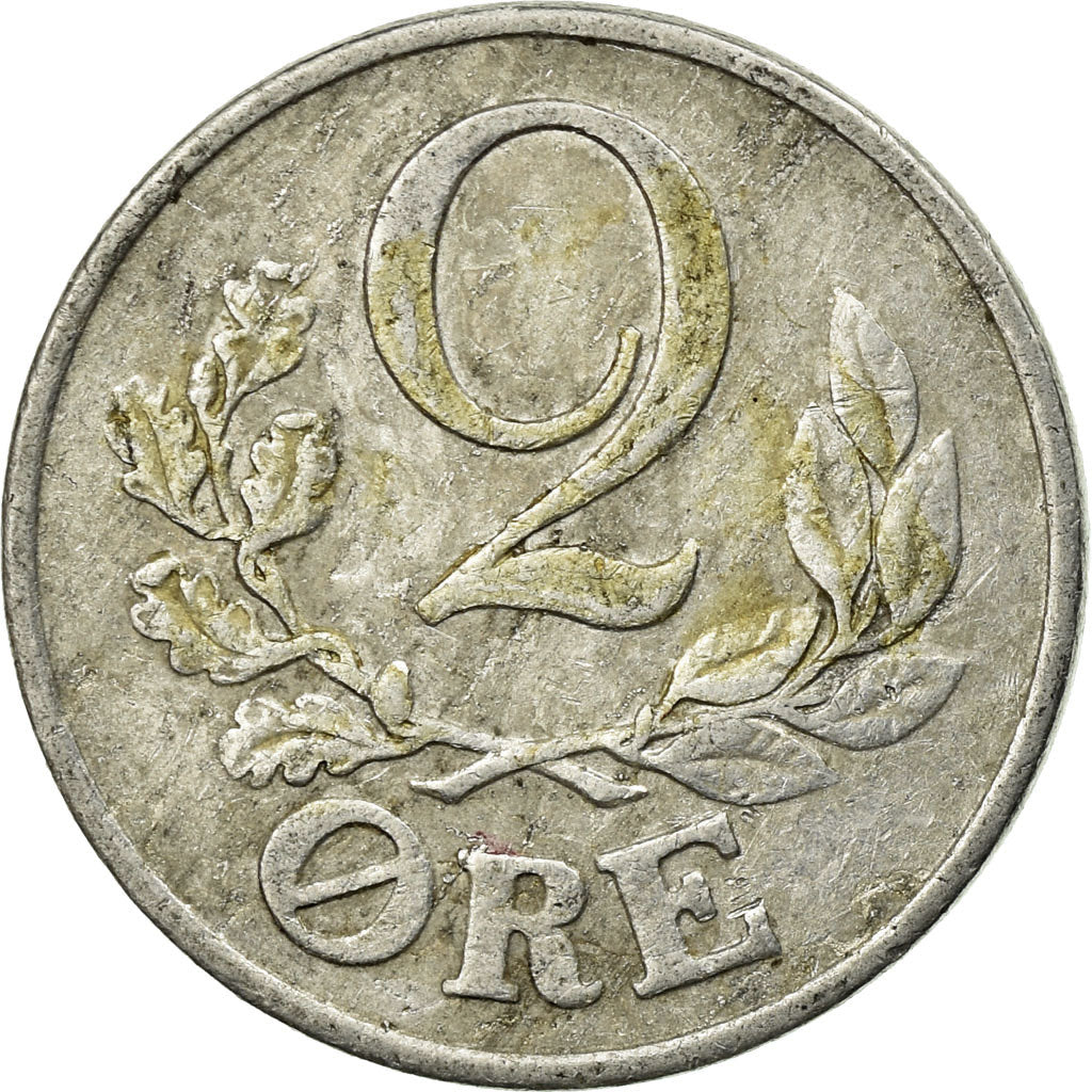 Monnaie, Danemark, Christian X, 2 Öre, 1941, Copenhagen, TB, Aluminium, KM:833