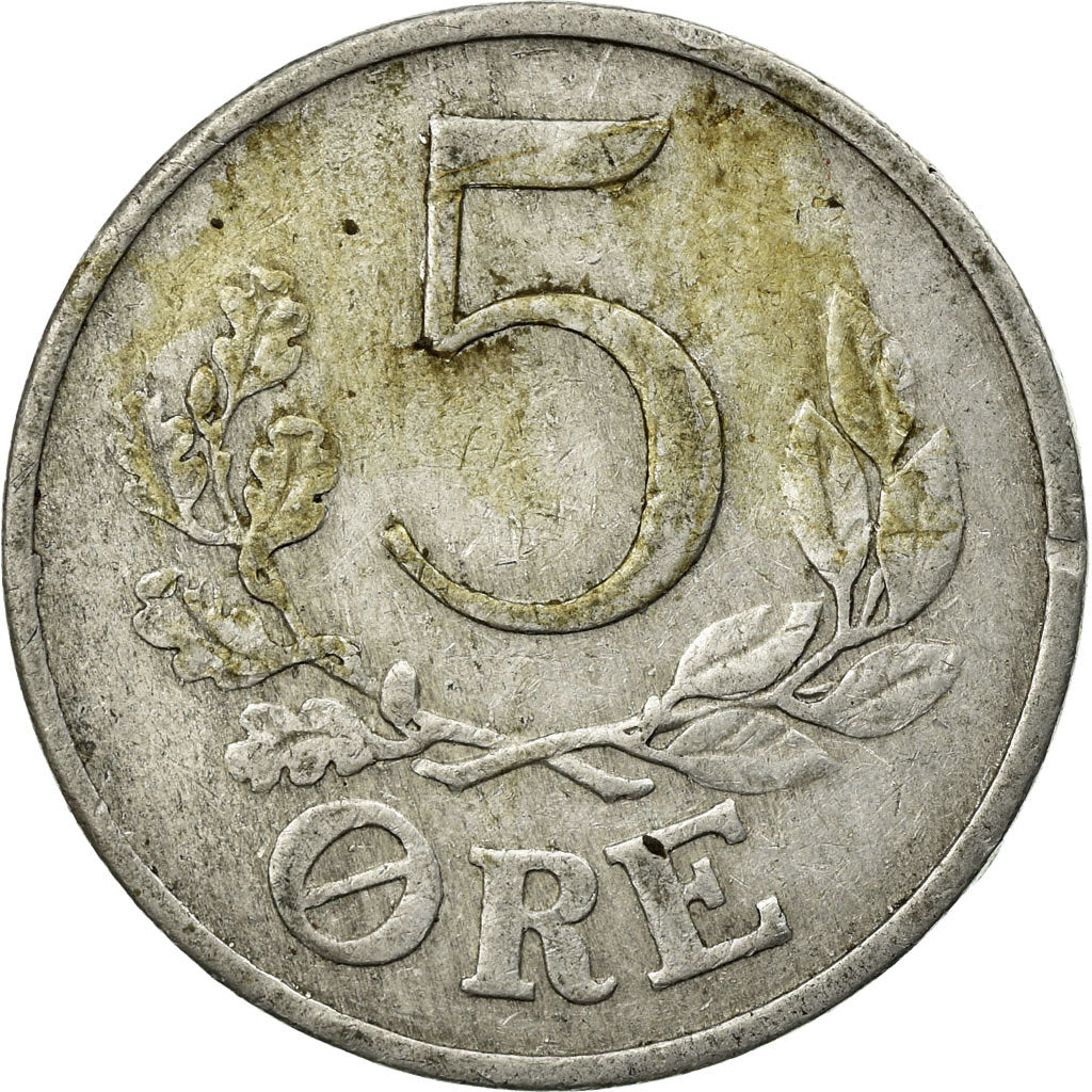 Monnaie, Danemark, Christian X, 5 Öre, 1941, Copenhagen, TB, Aluminium, KM:834