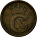 Moneta, Danimarca, Christian X, Ore, 1916, Copenhagen, MB+, Bronzo, KM:812.1