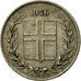 Moneta, Islandia, 10 Aurar, 1946, VF(30-35), Miedź-Nikiel, KM:10