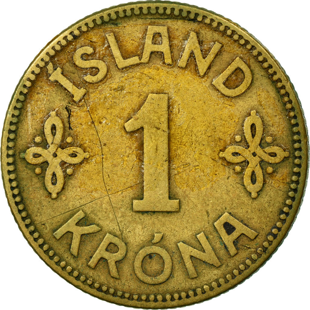 Monnaie, Iceland, Christian X, Krona, 1925, Copenhagen, TTB, Aluminum-Bronze