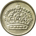 Coin, Sweden, Gustaf VI, 25 Öre, 1952, EF(40-45), Silver, KM:824
