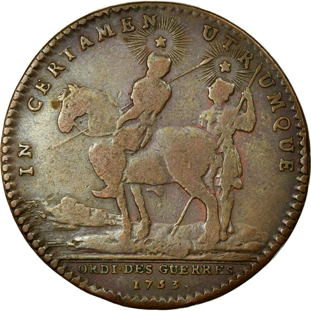 France, Token, Royal, VF(30-35), Copper, Feuardent:597