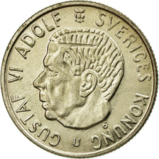 Coin, Sweden, Gustaf VI, 2 Kronor, 1966, EF(40-45), Silver, KM:827