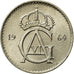 Moneda, Suecia, Gustaf VI, 10 Öre, 1964, MBC, Cobre - níquel, KM:835