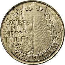 Coin, Poland, 10 Zlotych, 1964, AU(55-58), Copper-nickel, KM:52.2