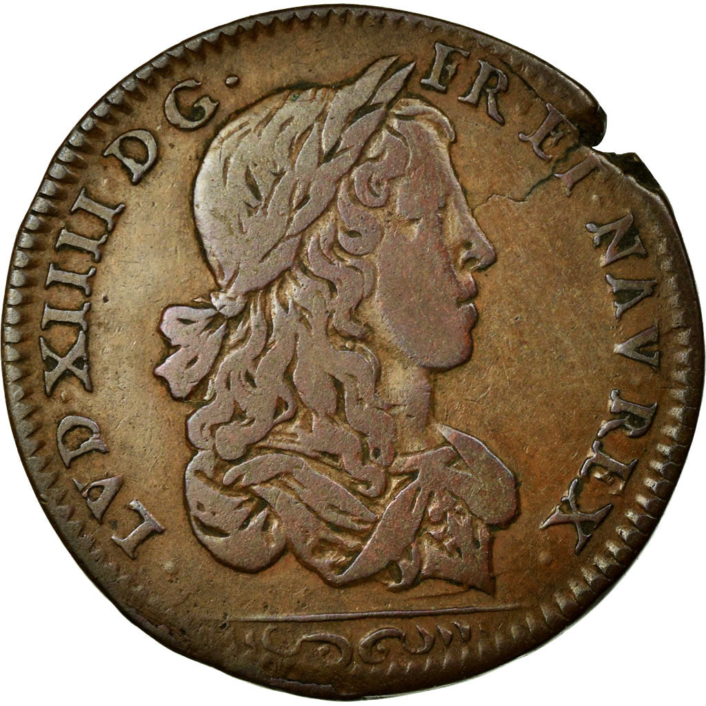 France, Token, Royal, EF(40-45), Copper, Feuardent:12515