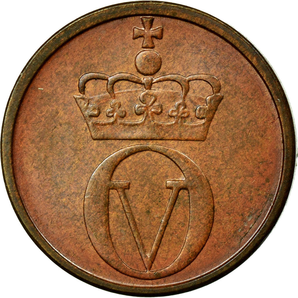 Coin, Norway, Olav V, Ore, 1971, EF(40-45), Bronze, KM:403