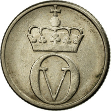 Coin, Norway, Olav V, 10 Öre, 1962, EF(40-45), Copper-nickel, KM:411